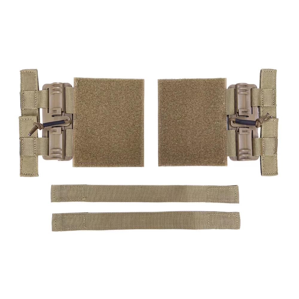 SINAIRSOFT Tactical Vest Universal Quick Release molle Quick Release Quick Release Compatible with 6094 JPC CPC Brown