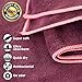 Microfiber Sports and Non Slip Hot Yoga Mat Towel - Quick Dry, Soft and Absorbent Gym Towels - Camping, Fitness, Workout, Pilates, Travel or Beach (Purple S)