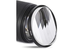 KOGJAERS Prism Glasses 82mm Linear Glass Prism Lens Fx Creative Photography Foreground Blur Repetitive Image Photography Prism Filter