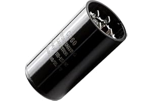 Seentech 124-149 uf/MFD 110-125 VAC ±20% Round Motor Start Capacitor 50/60 Hz AC Electric Universal Fit for AC Motor Run or Fan Start and Cool or Heat Pump Air Conditioner
