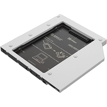thumbnail image 2 of NIGUDEYANG 2nd SATA Hard Drive HDD SSD Case Tray Optical Bay 2 of 13