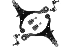 AEAGLE Front Lower Control Arm + Ball Joint for Honda CR-V 2002-2006, Sway Bar End Link, Left & Right, 6Pcs Suspension Kit K640399 K640400 K80223 K90454 K90455