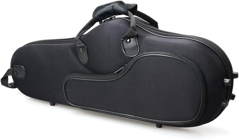 DeTrust Saxophone Case High Grade Durable Cloth Alto Saxophone Case Saxophone Box Black Made of Solid Cloth