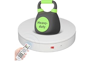 COMXIM 7.9In Remote Motorized Electric Turntable Rotating Display Stand Spinning Rotating Platform 360 Photography Turntable lazy susan base giratoria para for Photography,Display(Load Range:40~100lbs)