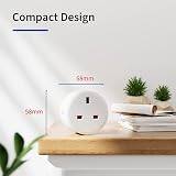 WOOX Smart Plug 2 Pack Energy Monitor WiFi Voice Control Alexa Google 13A 2990W view 5
