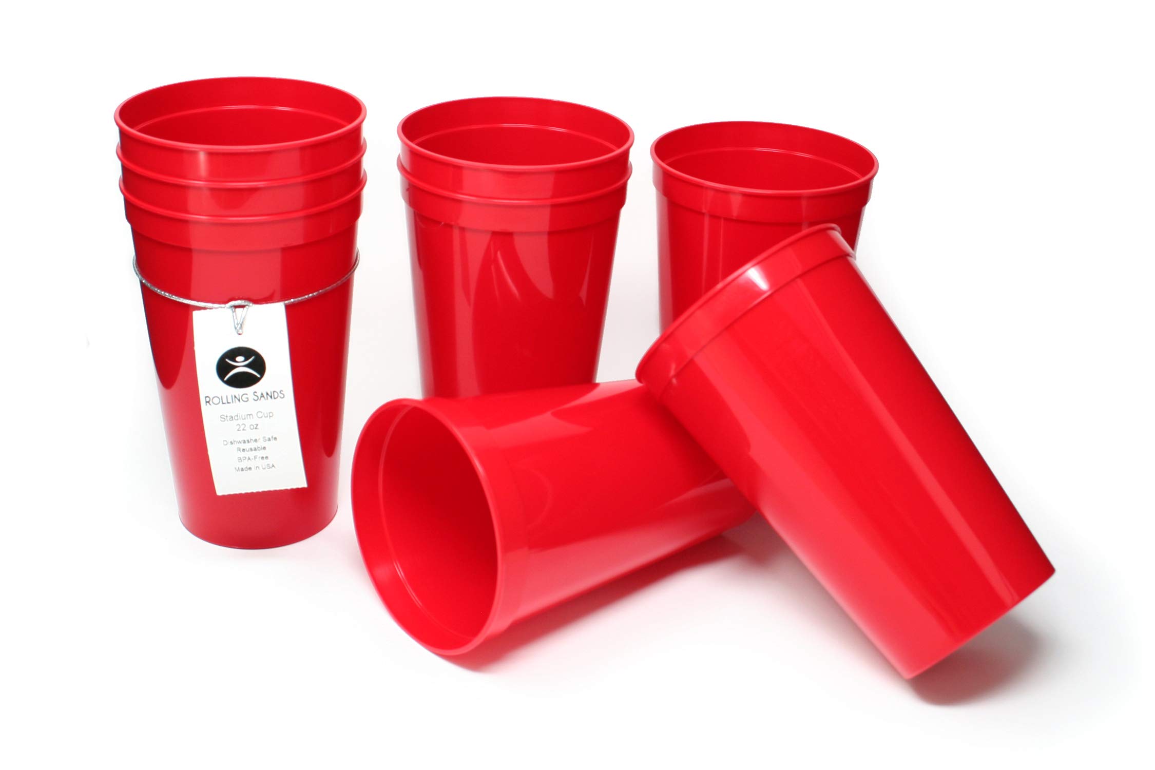 Rolling Sands 22 Ounce Reusable Plastic Stadium