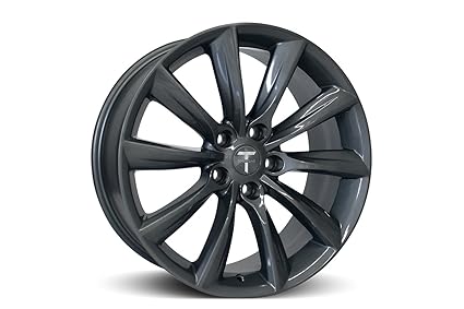 Amazoncom 20 Tst Tesla Model X Wheel Set Metallic Grey