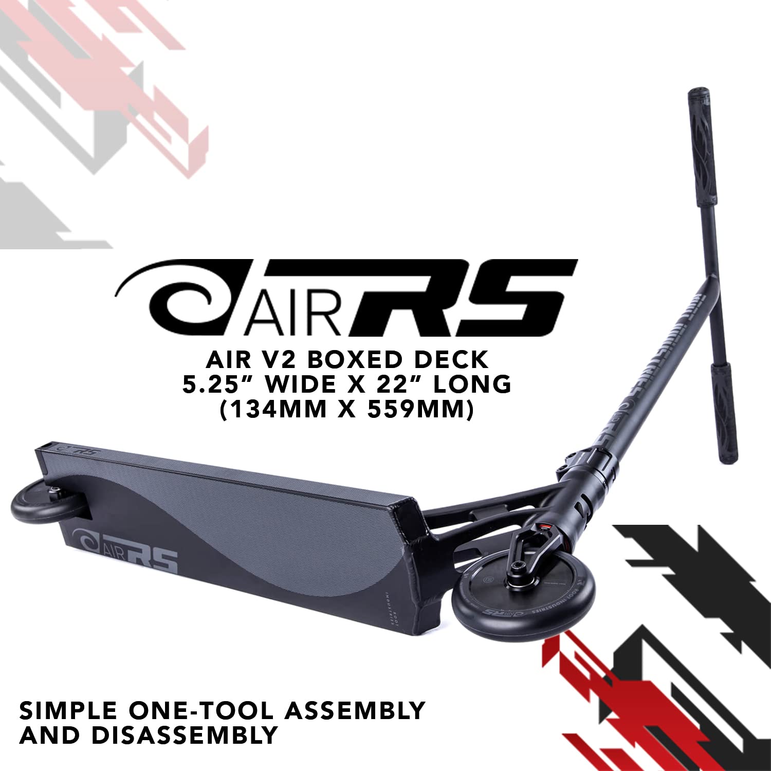 ROOT INDUSTRIES AIR RS V2 Complete Scooter - Stunt Scooter - Professional Scooter for Elderly Riders - Pro Scooter for Tall Kids - Pro Scooter Deck, Pro Scooter Wheels - Ready to Ride Trick Scooter