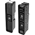X AUTOHAUX 1 Set 37990-60A00 37995-60A00 Car Master Power Window Switch for Suzuki Sidekick JLX, JX 1.6L L4 - Gas 1990