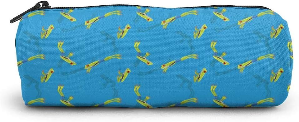 Foldable Pencil Case Red Eye Tree FrogBig Capacity Pencil Pouch Makeup Bag for Teen School