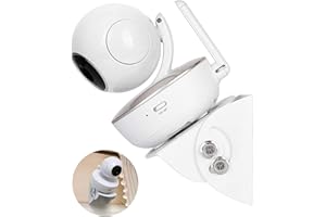 GUMBALL 2 Pack-Adjustable Angle Baby Monitor Wall Mount for Motorola, Arlo, Infant Optics DXR-8, HelloBaby, Hellobaby Babysense Monitor Camera, Perfect Angle and Easy to Install (Camera Not Included)