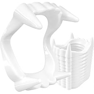 BADCOLOR 12 Pack Vampire Teeth, Soft High Quality Vampire Fangs for Cosplay Halloween Costume Props, Werewolf Zombie Fake Vam