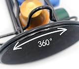 XIAPIA Nespresso Coffee Capsule Holder 40 Pod Rotating Stand, Modern Finish view 4