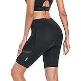 Santic Women's Cycling Shorts 4D Padded Quick Dry Breathable Bike Bicycle Shorts with Side Pockets
