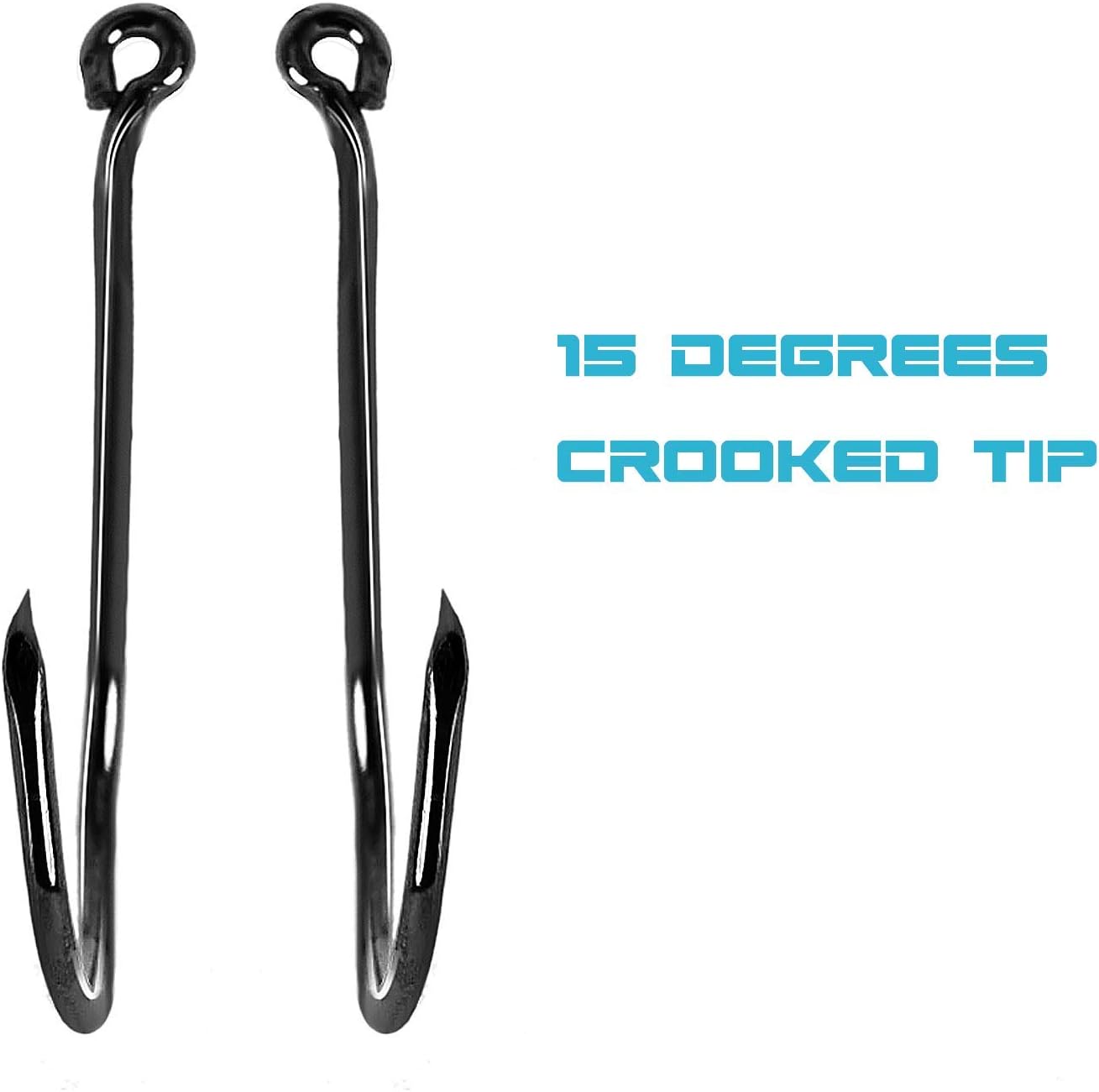 Octopus Circle Hooks Offset Point 100PCS High Carbon Steel Fishing Hooks for Walleye Catfish Bass Fishing : Sports & Outdoors