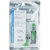 Smart Keeper USB-B Port Locks with Key, 4 Blockers 1 Key
