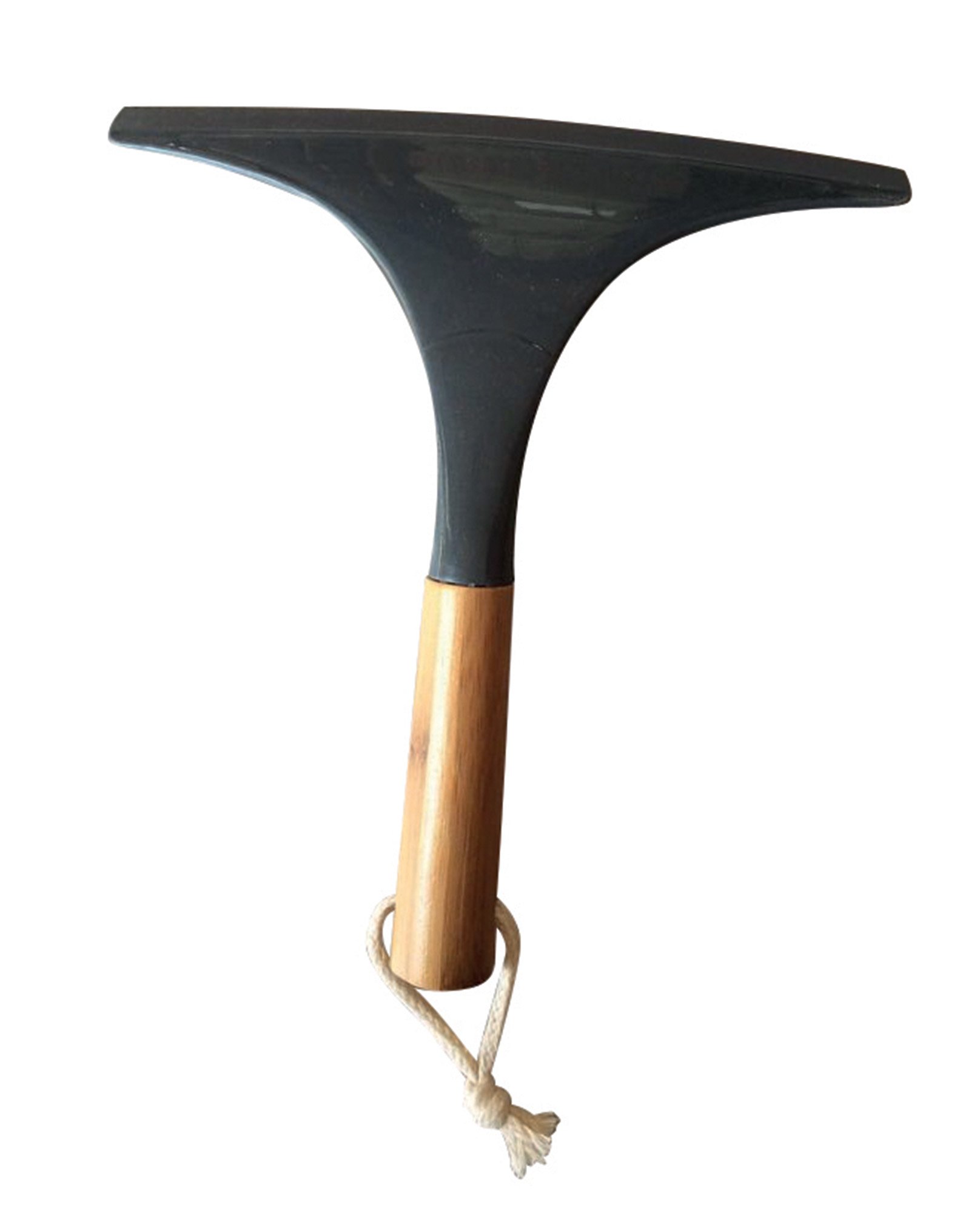 MSV Bathroom Squeegee Wiper, Bamboo, 23 x 25 x 3.5 cm