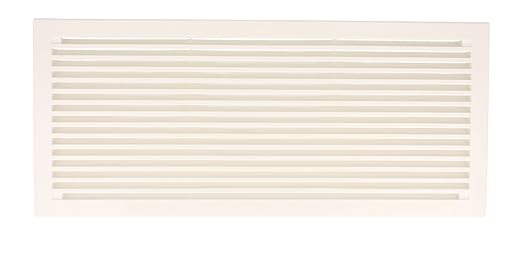 Lüftungsgitter Türlüftung aus Kunststoff in verschiedenen Farben - 290 x 125 mm (weiß)
