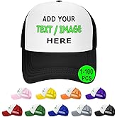 ZJHCEUS Custom Hats for Men Women, Add Your Text/Image/Photo Personalized Wholesale Price Baseball Cap Trucker Hat