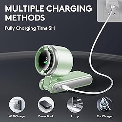 PlayHot Portable Handheld Turbo Fan, 5 Gear