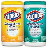Clorox Disinfecting Wipes Value Pack, Fresh Scent and Citrus Blend, 156 Count total