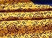 Lovezesent Women's African Printed Pleated Maxi Dress High Waist A Line Skirt Yellow Large