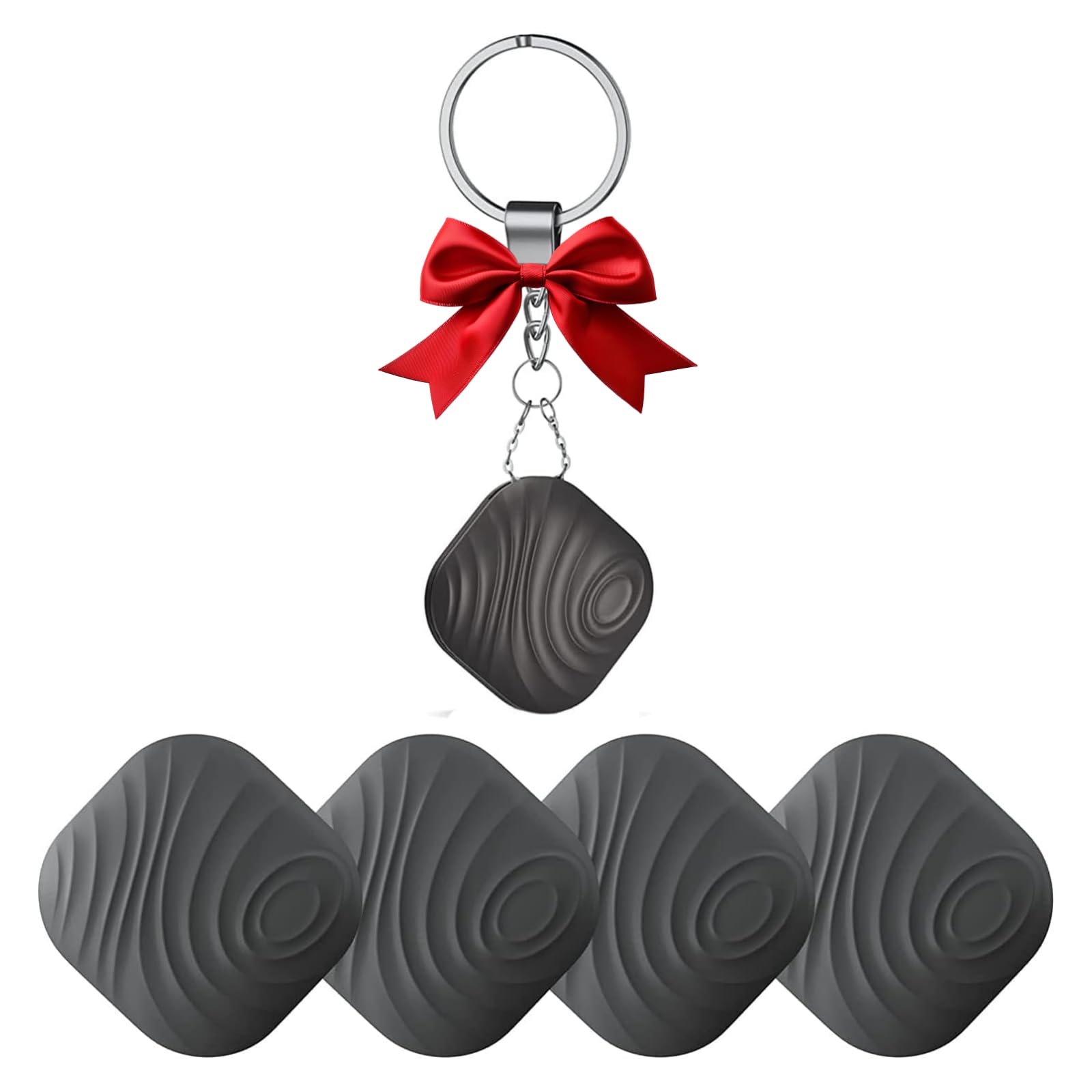 Nutale Findthing Key Finder Tag 4-Pack Bluetooth Tracker Item Locator with Key Chain for Keys Pet Wallets Backpacks Tablets - iOS and Android Compatible