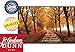P. Graham Dunn Direct Me in The Path of Your Commands Autumn Forest Path 12 x 18 Wood Wall Art Sign Plaque