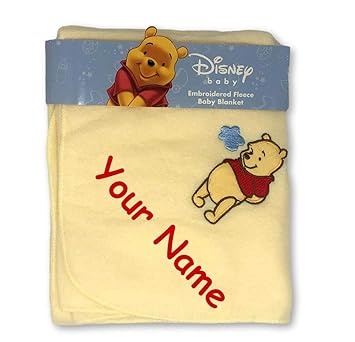 personalized winnie the pooh blanket