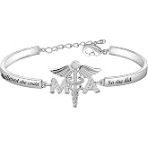 HOLLP MA Medical Assistant Graduation Gift Bracelet - She Believed She Could So She Did