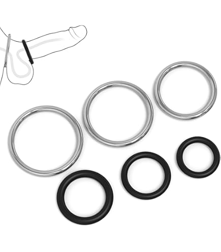 Amazon.com: Spartacus Metal Cock Ring, Chrome, 3-Pack : Health & Household