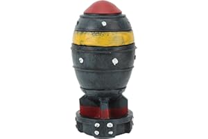 TREETDOBV Mini Nuke Bomb Storage Box,Key Storage Decor Small Box, Creative Resin Storage Ornaments, Model Rocket Storage Box, Household Porch Desktop Storage Ornaments for Entryway Table