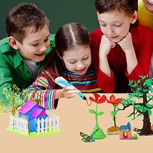 3D Printing Pen, Doodler Drawing DIY with LCD Display 3 Free PLA Filament Refills Set for Adults and Kids (Upgraded Version)