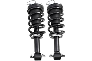 TRQ Front Loaded Shock Strut Spring Assembly LH Driver RH Passenger Side Pair 2pc Set for Chevy GMC Suburban Tahoe Yukon Z95 MagneRide MRC