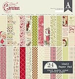 Authentique Classic Christmas 12x12 Paper Pad