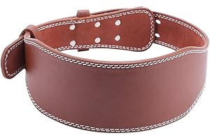 Nachvorn PU Weightlifting Belts For Men and Women, Adjustable with Buckle, Back Support for Lifting