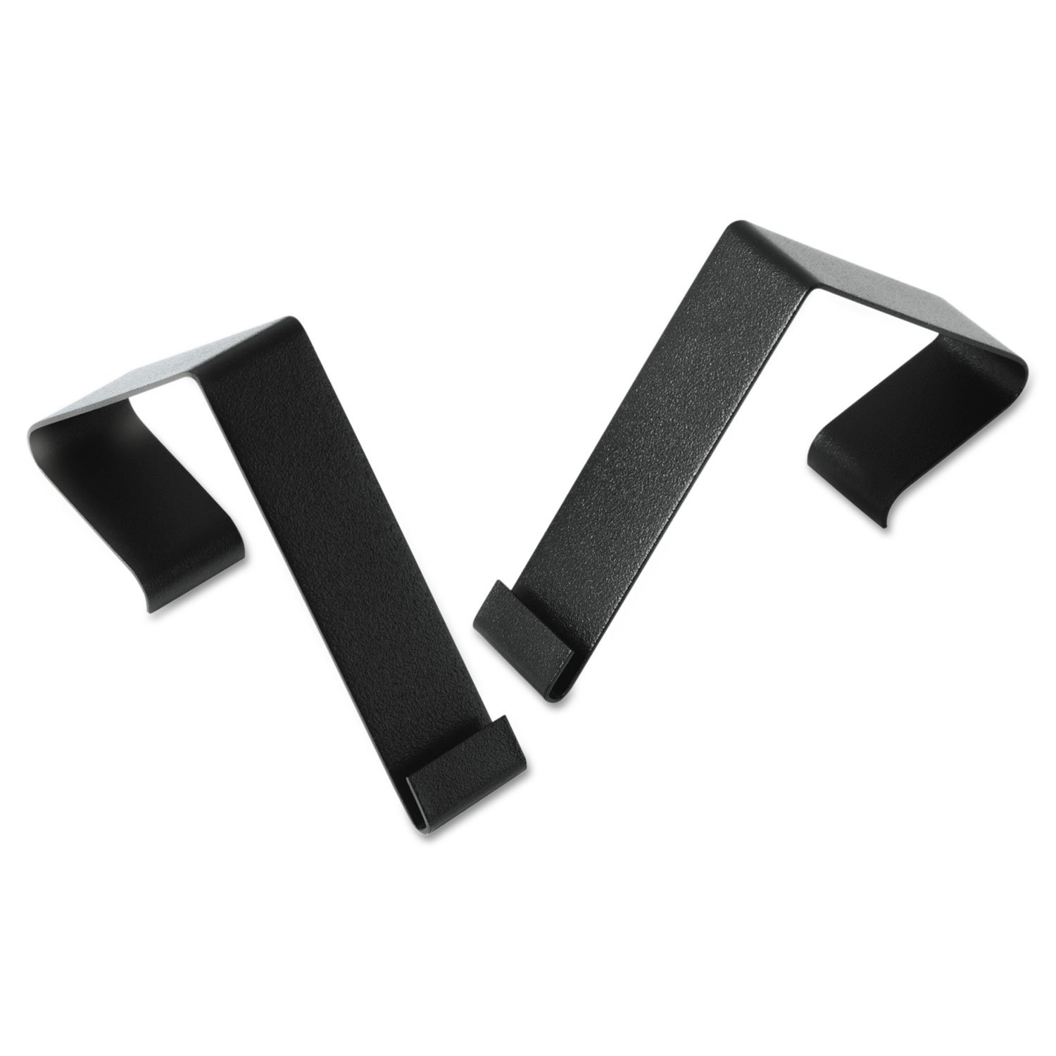 Quartet Cubicle Partition Hangers, Black (MCH10)