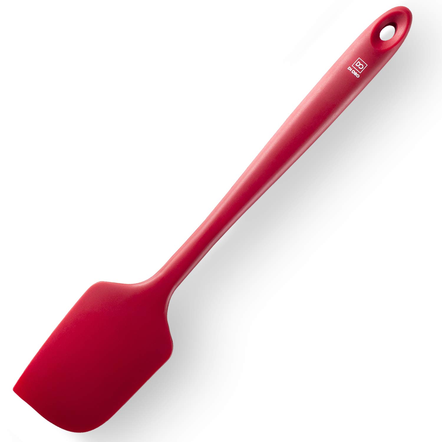 DI ORO® Seamless Series - Extra Large Silicone Spatula - 315 ºC Heat-Resistant Spatula - 35.5cm Long - Pro-Grade Non-Stick Silicone Rubber with Reinforced Stainless Steel S-Core Technology
