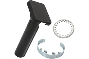 KASturrboo 15182986 Tube Spare Tire Carrier Lock Cylinder Cover and Spare Tire Retainer Ring Kit for 1999-2013 Sierra Silverado Pickup 1500 2500 3500