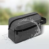 lmytdo Toiletry Bag for Men Waterproof Travel Shaving Bag Gray 22x6x15 cm view 3