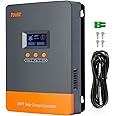 MPPT 80A Solar Charge Controller 12V/24V/36V/48V Auto, 80Amp Solar Controller Support up to 12 Parallel Connection, Work with Lead-Acid and Lithium Batteries