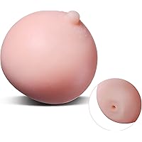 Male Masturbator Sex Doll,2 in 1 Realistic Boobs Squeeze Ball,Pocket Pussy Anal Sex Toys,Super Soft Lifelike Love Dolls Press
