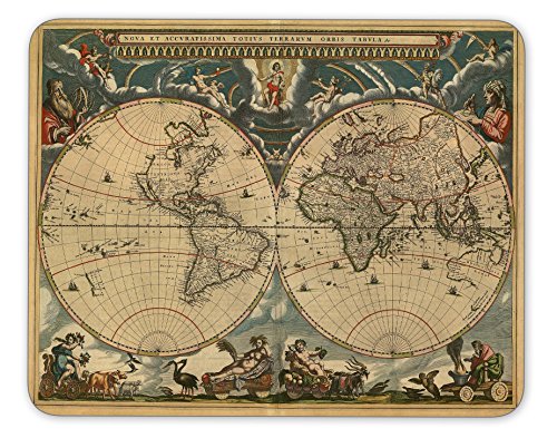 Vintage map Anti-Slip Pad Mat Mice Mousepad laptop Mouse pad Gaming Mouse Pad Desktop Mouse pad