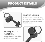 Asheyya 4 Set Trolley Key Release Tool Stainless Steel Token view 5