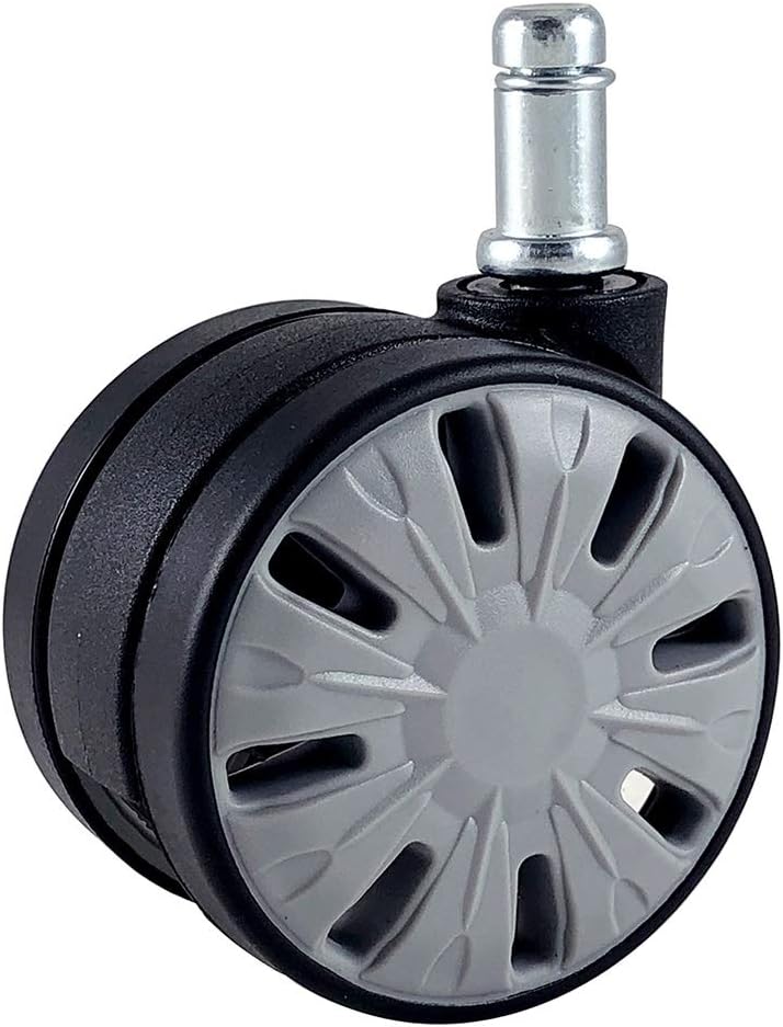 Enjoy 65mm Mesh Gaming Chair Wheels Replacement PU Castor 11X22mm