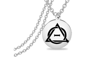 CENWA Stainless Steel Therian Symbol Pendant Necklace Therian Accessories