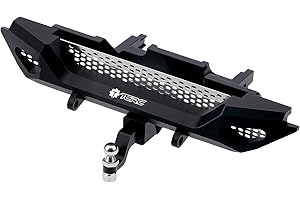 TCRC Metal Rear Bumper with Trailer Hitch for TRX4M Defender 1/18 RC Crawler Car Upgrade Parts