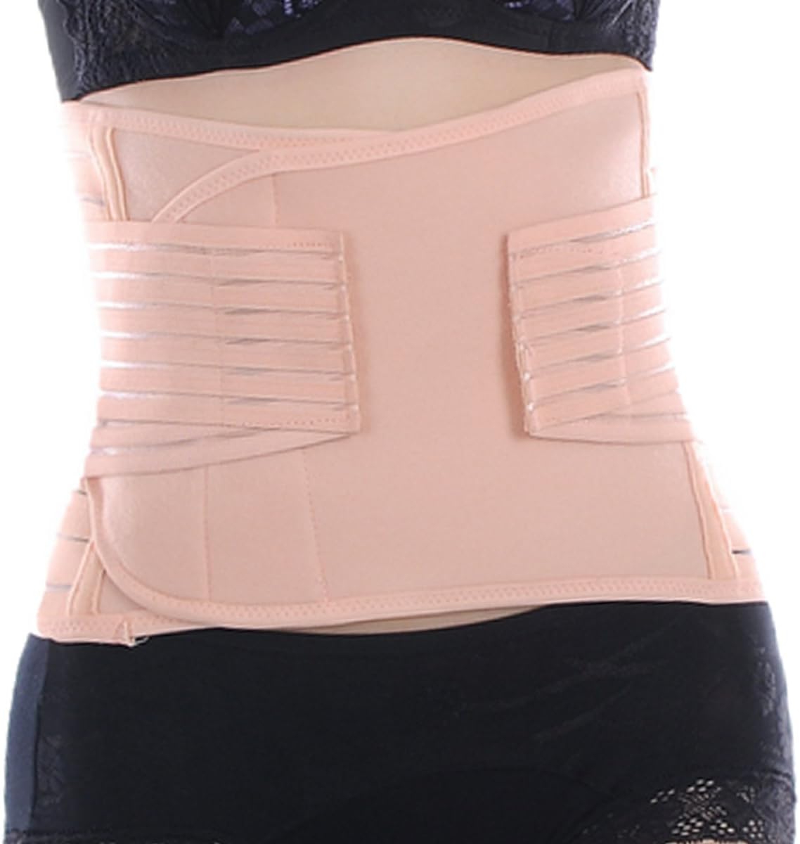 EQMUMBABY Women Postpartum Body Shaper Waist Cincher Girdle Corset Tummy Slimming Belt
