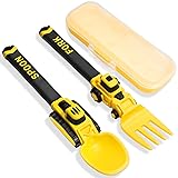 Construction Toddler Utensils - Reusable Plastic