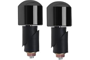 SG Store 1 Pair of Motorcycle Solid Handle Bar End Motorcycle Handle Bar Plug Motorbike Grip Plugs Motorcycle Grips Handlebar